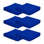 Coussins de sol pour jardin, coussin d'extrieur rsistant  l'eau, coussin d'assise 60x60x10 cm pour ...