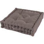 Coussin de sol matelass taupe 45cm