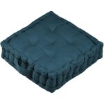 Coussin de sol - taille 42 x 42 x 10 cm - couleur emeraude - modle qualit exceptionnelle - assise confortabl ...