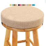Coussin de tabouret ronde - galette de chaise ronde confortable - 30cm - coussin de chaise pour salle ...