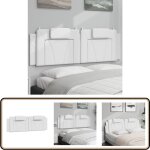Coussin de tête de lit blanc 160 cm similicuir - coussin de têted lit - tête de lit - simicuir - literie ... Coussin de tête de lit blanc 160 cm similicuir - coussin de têted lit - tête de lit - simicuir - literie ...