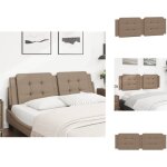 Coussin de tête de lit cappuccino 160 cm similicuir - coussin de tête - tête de lit - oreiller de tête ... Coussin de tête de lit cappuccino 160 cm similicuir - coussin de tête - tête de lit - oreiller de tête ...