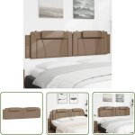 Coussin de tête de lit cappuccino 200 cm similicuir - coussin de têted lit - tête de lit capitonnée - ... Coussin de tête de lit cappuccino 200 cm similicuir - coussin de têted lit - tête de lit capitonnée - ...