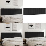 Coussin de t�te de lit noir 180 cm velours - coussin de t�ted lit - t�te de lit - oreiller de t�te - ...