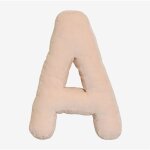 Sklum - coussin en velours pour enfants warta rose guimauve