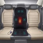 Coussin de voiture avec chauffage et vibration housse de massage pour chaise coussin de massage pliable ...