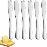 Couteau � beurre, 6 pi�ces �pandeur � beurre avec bord dentel� professionnel 3 en 1 couteau � beurre ...