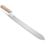 Couteau  dcapsuler  froid, outil d'apiculture, lame dentele de 11 pouces en acier inoxydable, grattoir ...