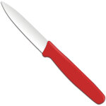 Couteau d'office pointu 192 mm - rouge