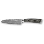 Couteau santoku 12, 5 cm en acier damas, couteau de cuisine simple maestro mr - 1482