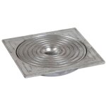 Couvercle en aluminium pour chambre de visite et skimmer de piscine line eco - 13, 5 x 13, 5 cm