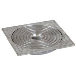 Couvercle en aluminium pour chambre de visite et skimmer de piscine line eco - 14, 8 x 14, 8 cm
