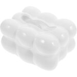 Couvercle blanc en c�ramique pour bo�te � mouchoirs, d�coratif ? salle de bains, cuisine, bureau