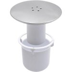 Couvercle de bonde de douche, 90 mm / 115 mm, pour bonde viega tempoplex, finition chrome, couvercle ...