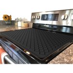 Couvercle pour cuisini�re �lectrique - tapis en silicone pour cuisini�re vitroc�ramique, protection pour ...