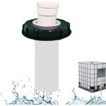Couvercle de cuve ibc 180 avec filtre en nylon lavable pour cuves d'eau de pluie ibc 1 000 litres, couvercle ...