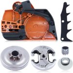 Couvercle d'embrayage avec pignon pour husqvarna 445 450, couvercle + embrayage + cloche embrayage + ...