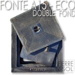 Couvercle en fonte � double fond pour regard d'inspection - a15 - line eco - 50 x 50 cm