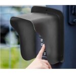 Couvercle m�tallique �tanche pour sonnette, serrure de porte, interphone, protection sonnette exterieur ...