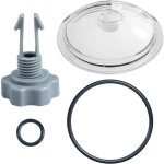 Couvercle de pi�ge � feuilles avec joint torique et valve pour pompe � filtre � sable intex sf80110 - ...