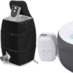 Couvercle pompe de chauffage spa de baignoire gonflable isolé pour spa, tissu oxford 420d imperméable ... Couvercle pompe de chauffage spa de baignoire gonflable isolé pour spa, tissu oxford 420d imperméable ...