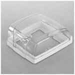 Couvercle de protection de prise �lectrique, couvercle d'interrupteur en plastique �tanche pour applique ...