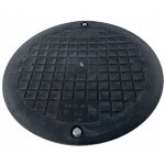 Couvercle de regard tube lisse 315 mm ? polypropyl�ne a15 jusqu'� 1, 5 tonne ? diam�tre ext�rieur 365 ...