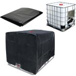 Couvercle de r�servoir d'eau b�che de protection ibc - noir - le couvercle sup�rieur et la valve ne sont ...