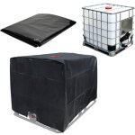 Couvercle de rservoir d'eau bche de protection ibc - noir - le couvercle suprieur et la valve ne sont ...