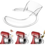 Couvercle transparent anti - �claboussures pour robots kitchenaid de 4, 5 et 5 litres � base inclinable, ...