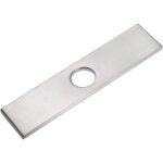 Couvercle de trou d'vier de 10 pouces, plaque de pont pour vier de salle de bain 3  1 trou, plaque ...