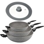 Couvercle universel avec �vent � vapeur, adapt� aux casseroles de diam�tre 20, 22 et 24 cm, gris