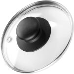 Couvercle en verre pour casseroles et po�les, bouton universel 12 cm