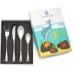 Couverts pour enfants avec animaux marins grav�s taille: 160x170x160x130 mm ugs : zv4258070