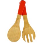 Couverts � salade en bois fackelmann wood edition