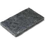 Ro'ma nature - couvertine de mur en pierre naturelle tandur - 50x30x4 cm - noir Ro'ma nature - couvertine de mur en pierre naturelle tandur - 50x30x4 cm - noir