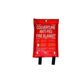 Couverture anti?feu 1. 20m x 1. 80m ? sachet souple