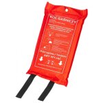 Couverture anti - feu en verre 1, 2 x 1, 8 m