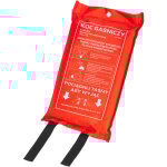 Couverture anti - feu en verre 1, 2 x 1, 8 m