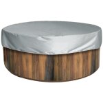 Couverture de bain  remous tanche extrieur portable patio rond gonflable bain  remous couverture ...