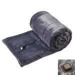 Couverture chauffante style �charpe, aliment�e par usb, sans fil, lavable en machine, 3 niveaux de temp�rature ...