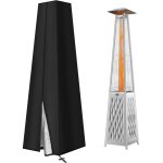 Couverture de chauffe - patio, 221 61 53cm housse pour parasol chauffant exterieur rond, imperm�able ...