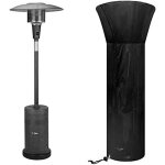 Couverture de chauffe - patio housse pour parasol chauffant210d bache de protection pour chauffage de ...