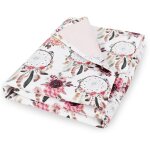 Couverture coton prestige, double face, 75x100