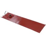 Couverture de coussin chauffant en silicone pour chauffe - ft  huile en mtal 30 - 150  c 250 mm 1140 ...
