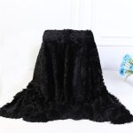 Couverture, super douce et duveteux plaid fausse fourrure, polyvalente plaid polaire chaude et confortable ...