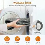 Couverture �lectrique coussin chauffant coussin lavable chauffe - pieds couverture pliante couvre - pied ...