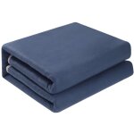 Couverture �lectrique lavable, grande couverture polaire, surmatelas chauffant avec diff�rents r�glages ...