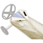 Couverture enrouleur bche piscine en tissu impermable, couverture de protection piscine extrieur, ...