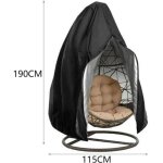 Couverture de fauteuil oeuf imperm�able housse de fauteuil oeuf suspendu exterieur jardin couverture ...